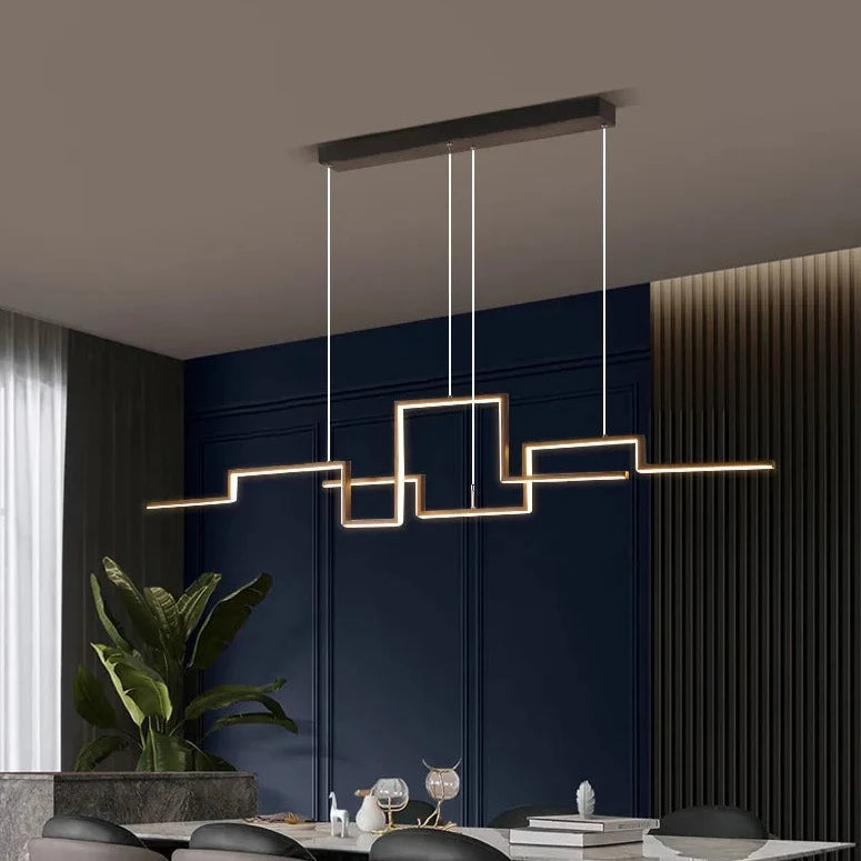 Thin Hanging LED Chandelier