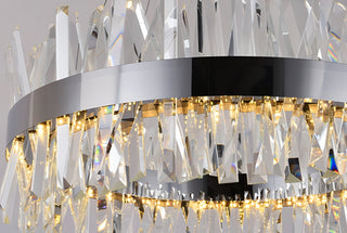 Johan - Up/Down Crystal Glass Round Hanging Ceiling Light Chandelier