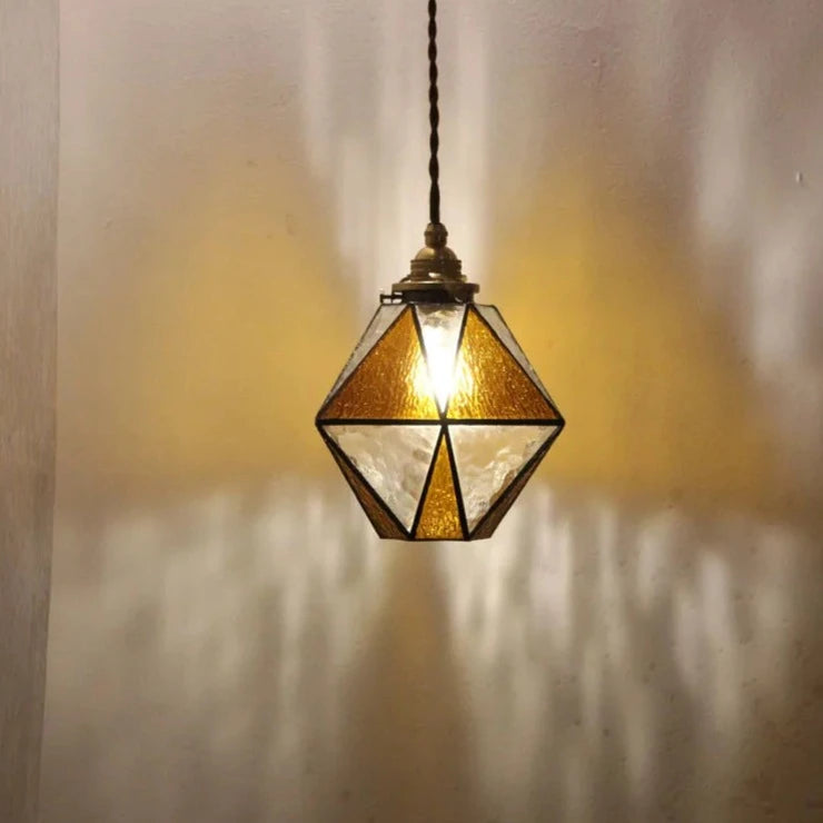 Charlotte - Modern LED Pendant Coloured Glass Ceiling Light