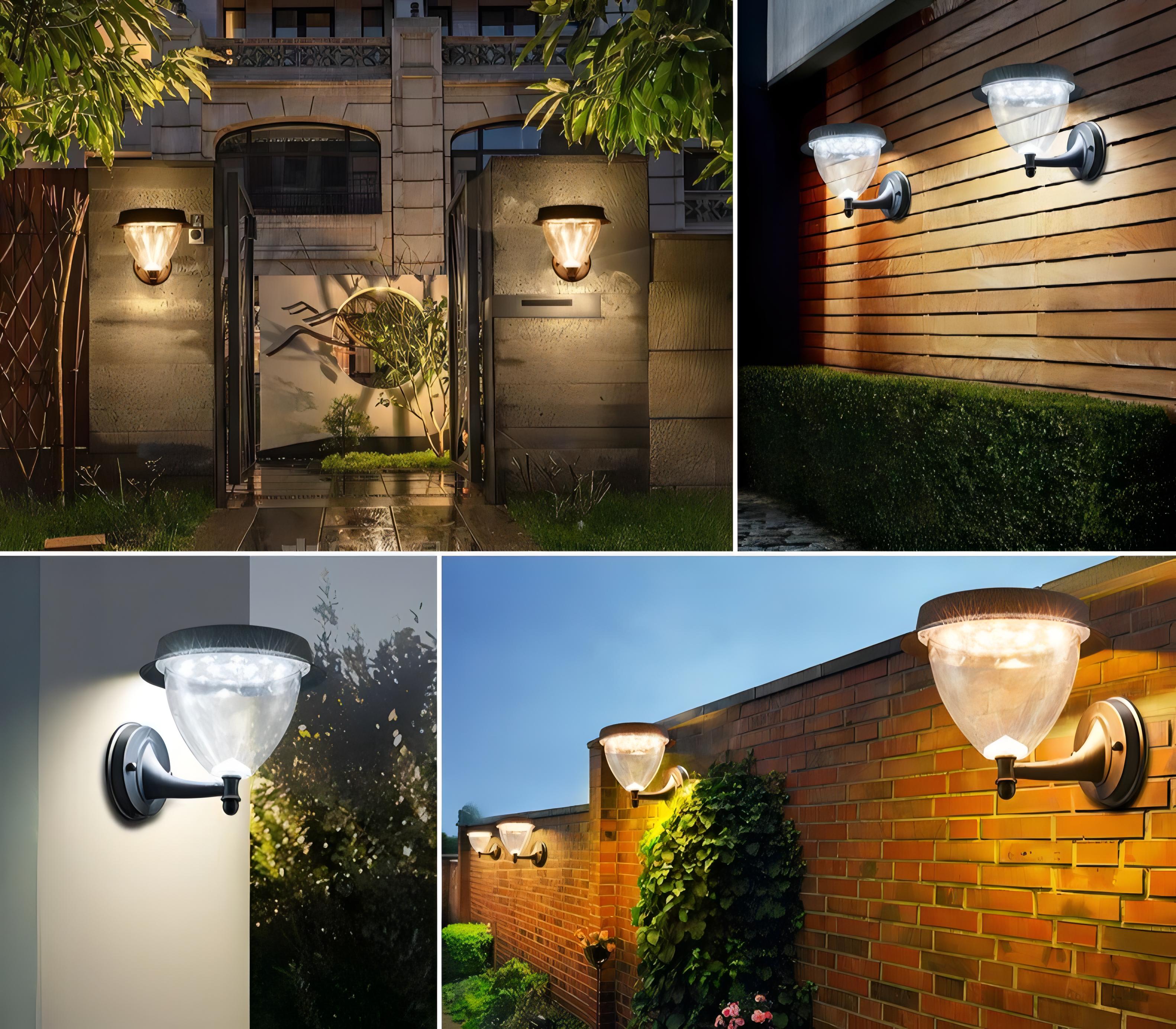 Nilufer - Solar Outdoor Wall Light