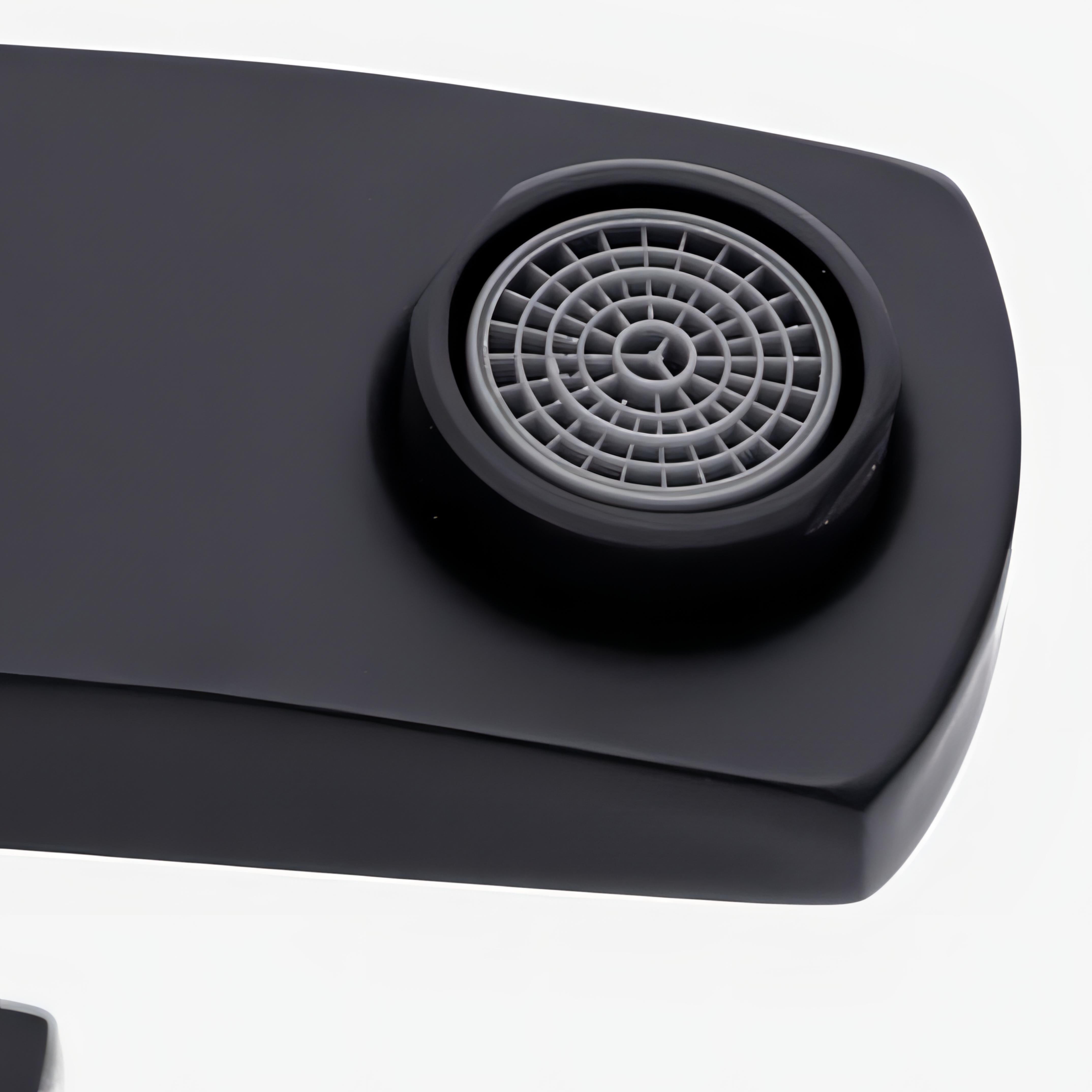 Ulises - Modern Black Single Lever Basin Mixer Tap