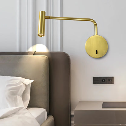 Varner - Modern LED Long Arm Adjustable Reading Wall Light