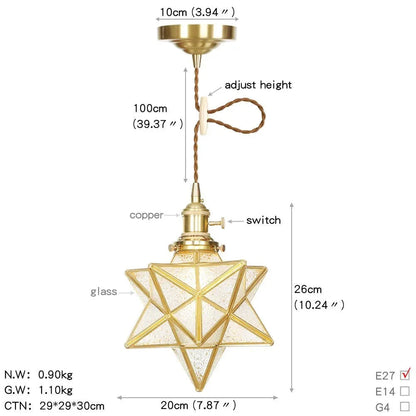 Bella - Modern LED Patterned Glass Pendant Ceiling Light