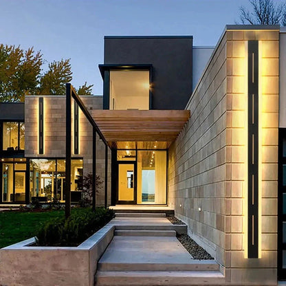 Stefani - Vertical LED Outdoor Wall Light Bar