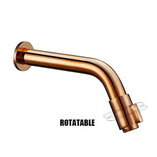 Lyle - Modern Curved Arm Wall Mounted Cold Water Tap