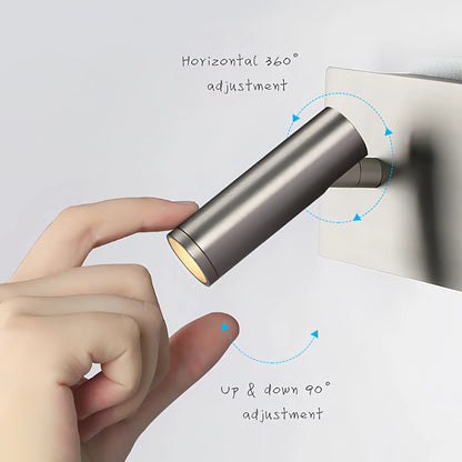 Autry - Adjustable Modern Silver Reading Wall Light