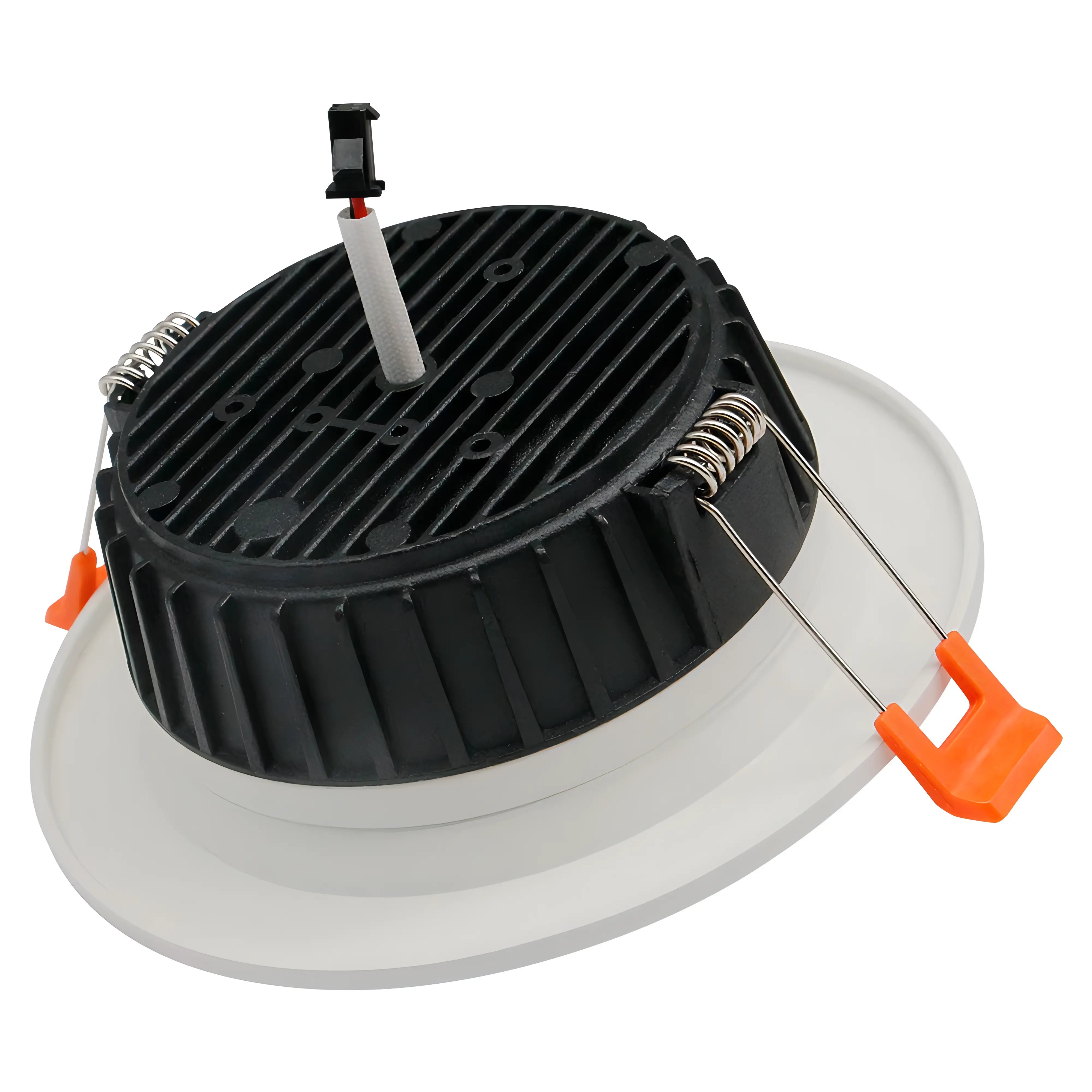 Perea - Modern Round White/Gold Ceiling Spotlight Downlight