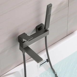 Mosier - Modern Single Handle Bathtub Tap Set with Handheld Shower