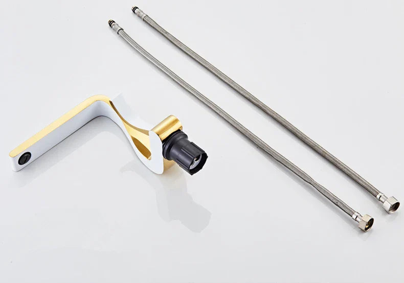 Eleazar - Modern Curved Single Lever Basin Mixer Tap