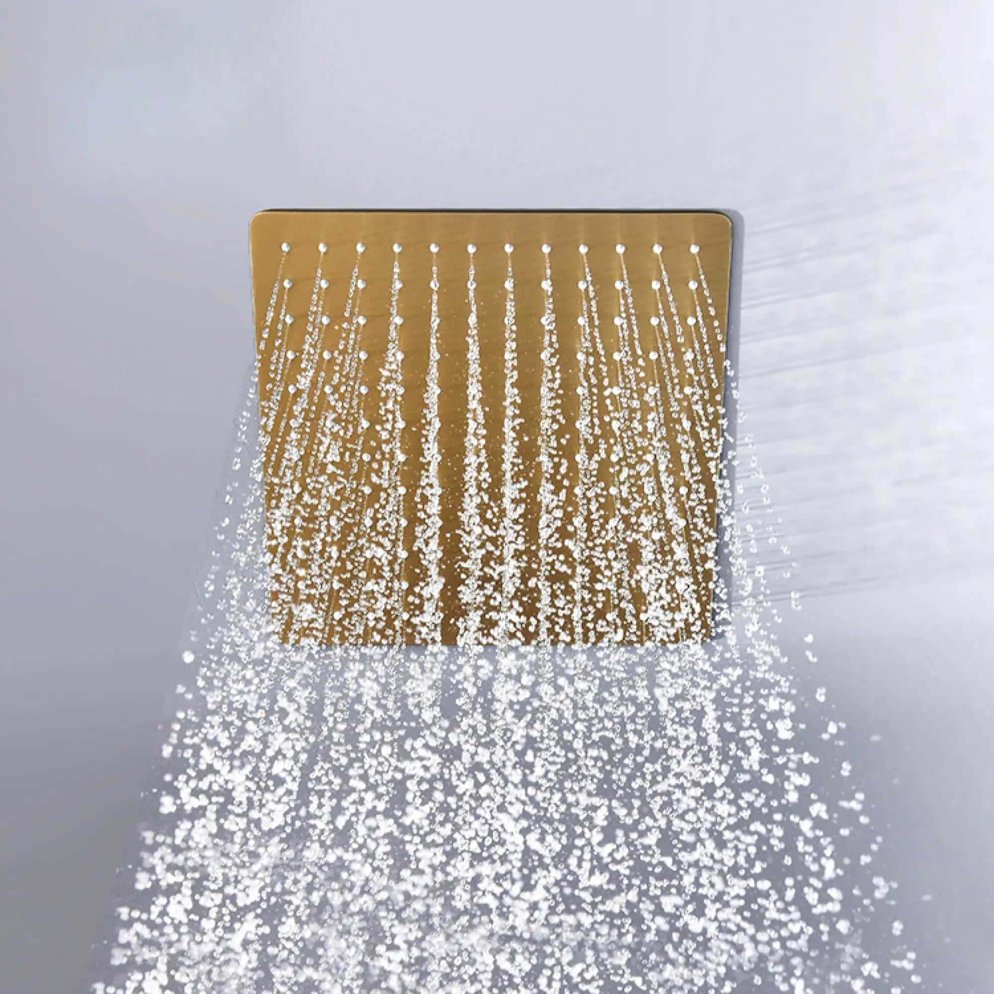 Vandyke - Ceiling Mounted Brass Shower Set with Waterfall Head