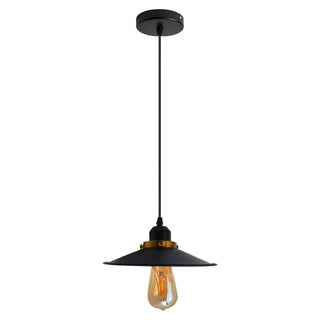Catalina - Industrial Modern Black Round Ceiling Light
