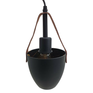 Olivi - Black Modern Round Buckle Pendant Ceiling Light