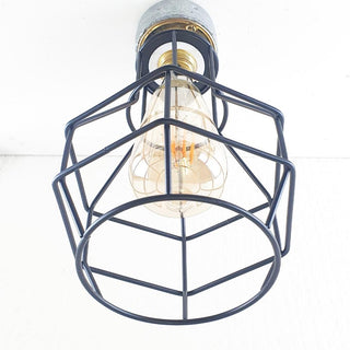 Palm - Industrial Cage Pipe Ceiling or Wall Pendant Light