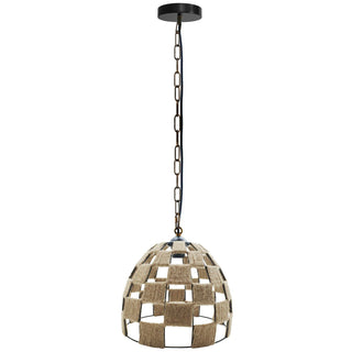 Armstrong - Hemp Rope Dome Hanging Ceiling Light