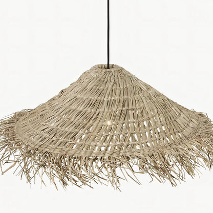 Lafleur - Woven Rattan Round Ceiling Light