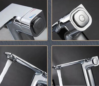 Zhuri - Sink Mixer Push-Button Modern Tap