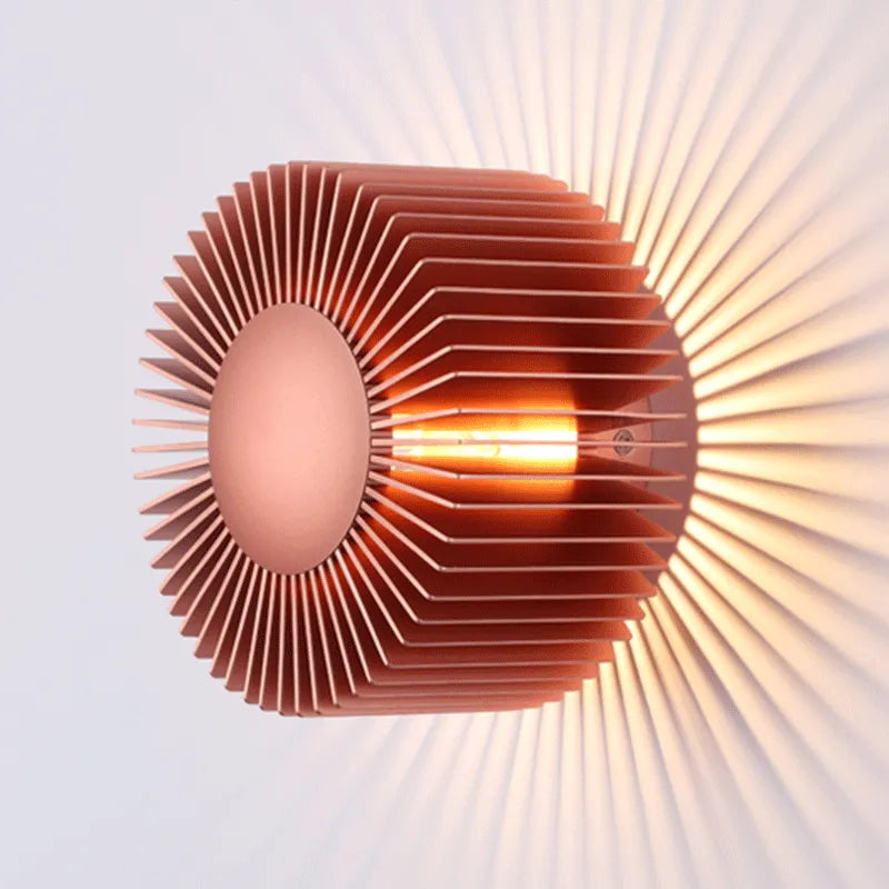 Voi - Modern Patterned Round Wall Light