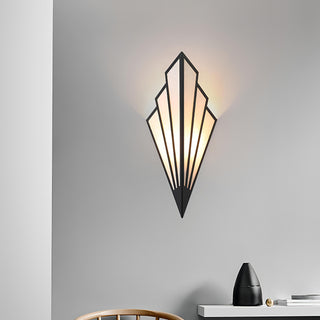 Dakari - Retro Modern Triangle Glass Wall Light