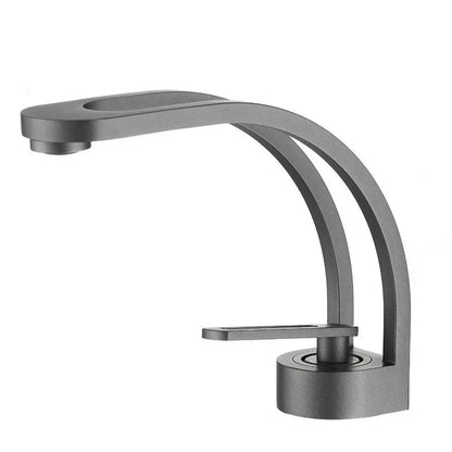 Daja - Modern Thin Curved Single Lever Mixer Basin Tap