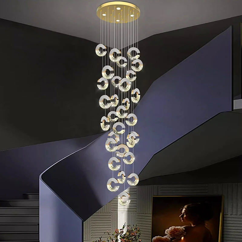Holly - Crystal Pendant Ceiling Chandelier