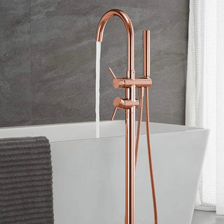 Vernon - Freestanding Floor Mount Bathtub Tap Set with Handheld Shower