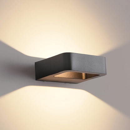 Bruadair - Outdoor Square Up/Down Wall Light