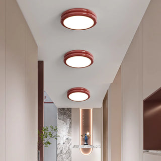 Gwyneth - Modern Retro Circular Double Ring Flush Mount Ceiling Light