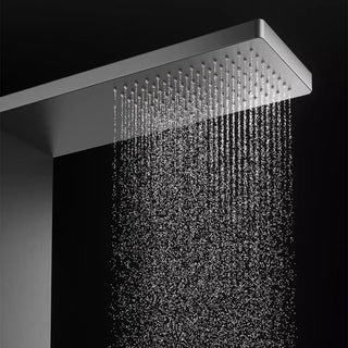 Buckner - Thermostatic Shower System with Storage and Towel Rack