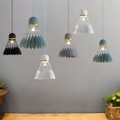 Titan - Round Cone Caged Pendant Ceiling Light