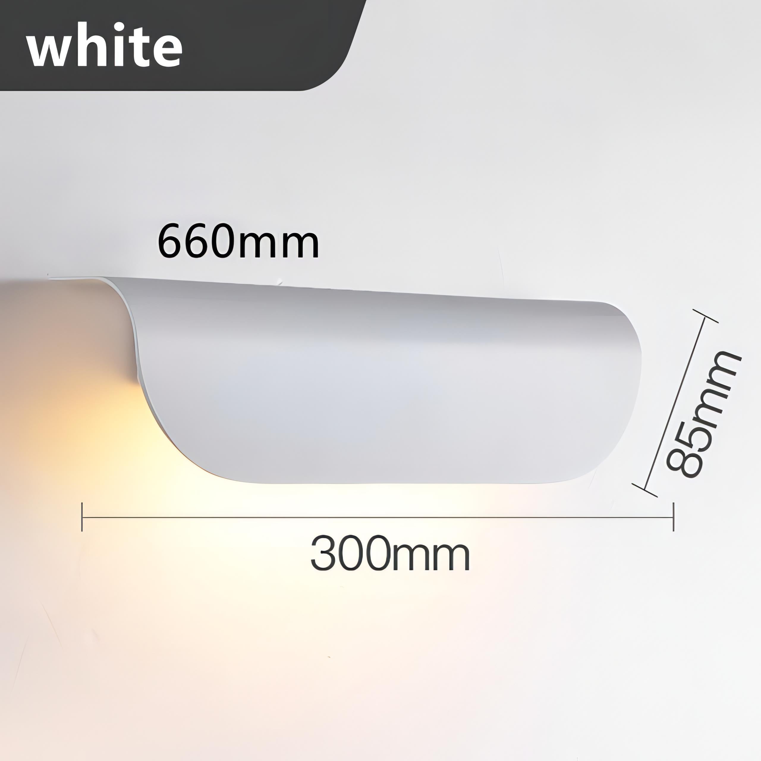 Bay - Black Curved Modern Outdoor Wall Light