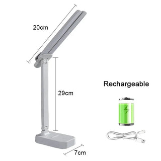 Brinkley - LED 3 Levels Dimmable Touch USB Rechargeable Desk Light