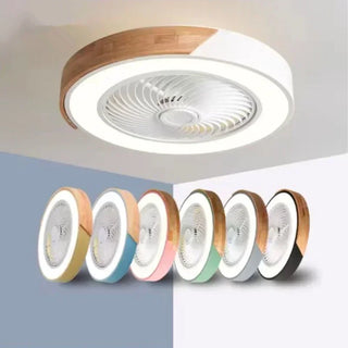 Varun - LED Round Nordic Modern Smart Ceiling Fan with LED Light