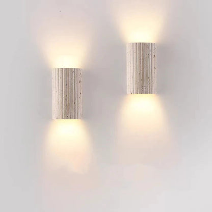 Cassidy - Natural Stone Wall Lamp 3000K Art Deco Sconce for Home