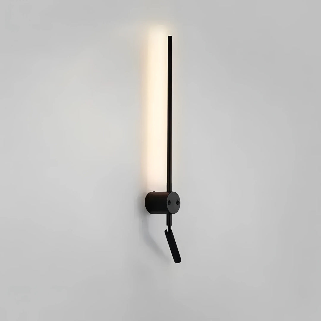 Nathanial -Modern  LED Black Reading Wall Light Bar