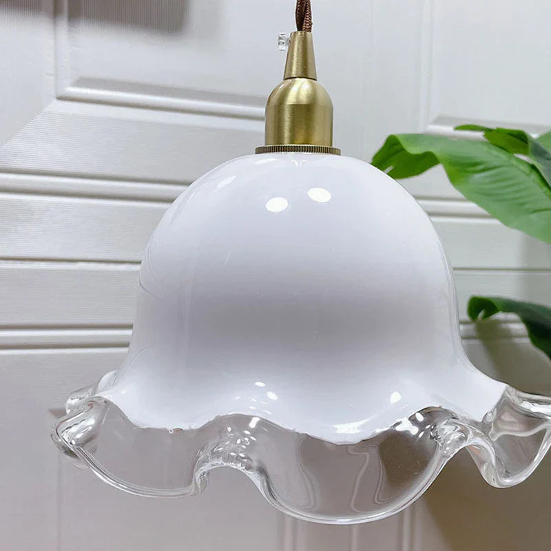 Serena - Glass Flower Hanging Ceiling Light