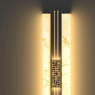 Baez - Marble Style Outdoor LED Wall Light Bar