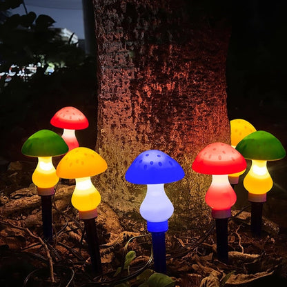 Eara - Solar Mushroom Multicolour Garden Light