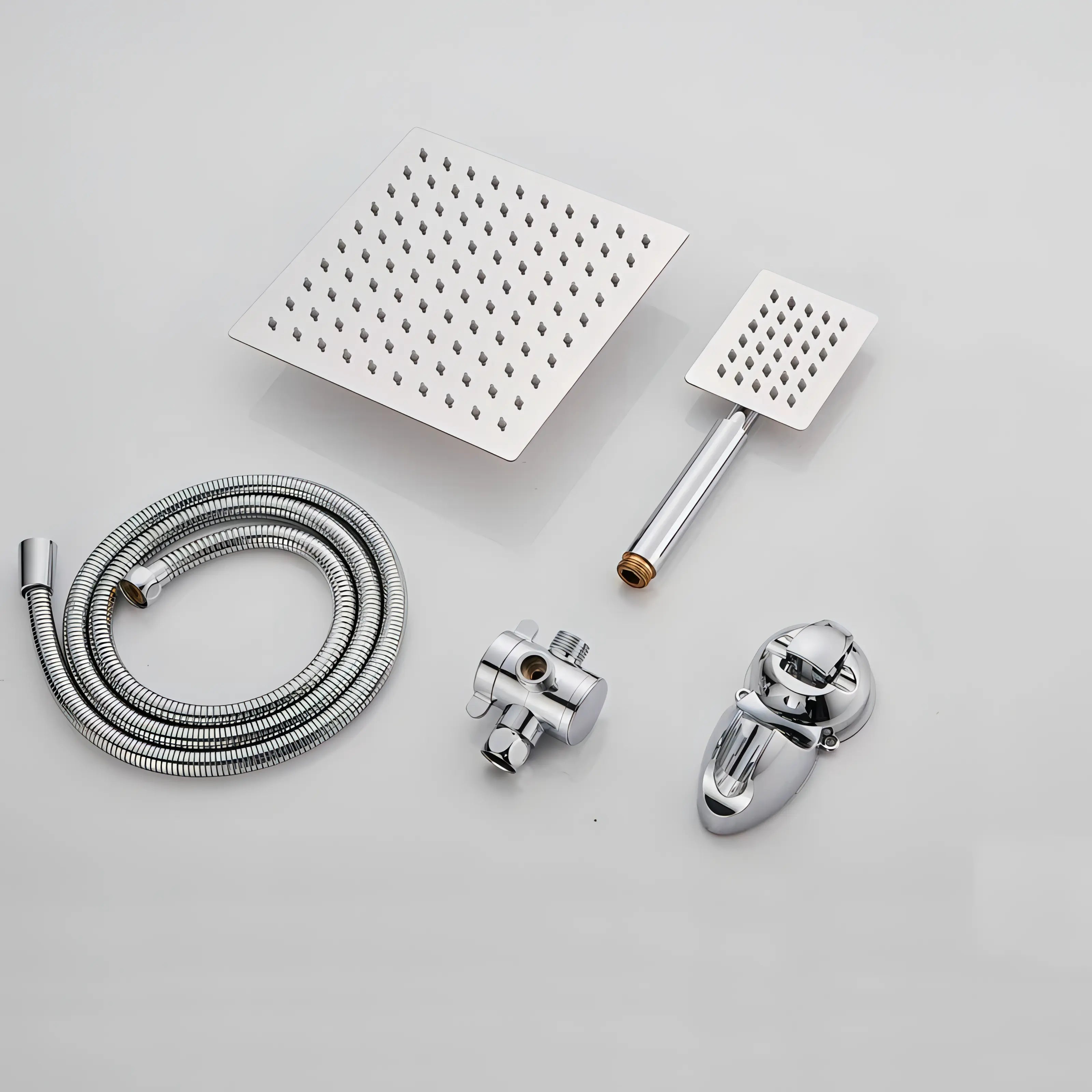 Walter - Rainfall 5 Piece Shower Set Multi Function 8-inch Nozzle