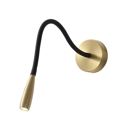 BAAKO - Modern Flexible Gold Wall Reading Light
