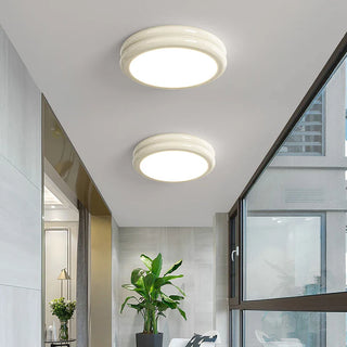 Gwyneth - Modern Retro Circular Double Ring Flush Mount Ceiling Light