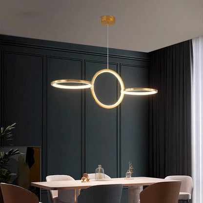 Ring Round Line Chandelier