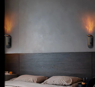 Vergara - Modern Flame Gold Reading Wall Light