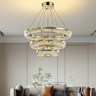 Betty - Crystal LED Ring Pendant Ceiling Chandelier