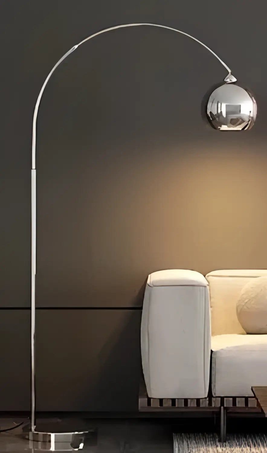 Milo - Modern Adjustable Curved Floor Lamp