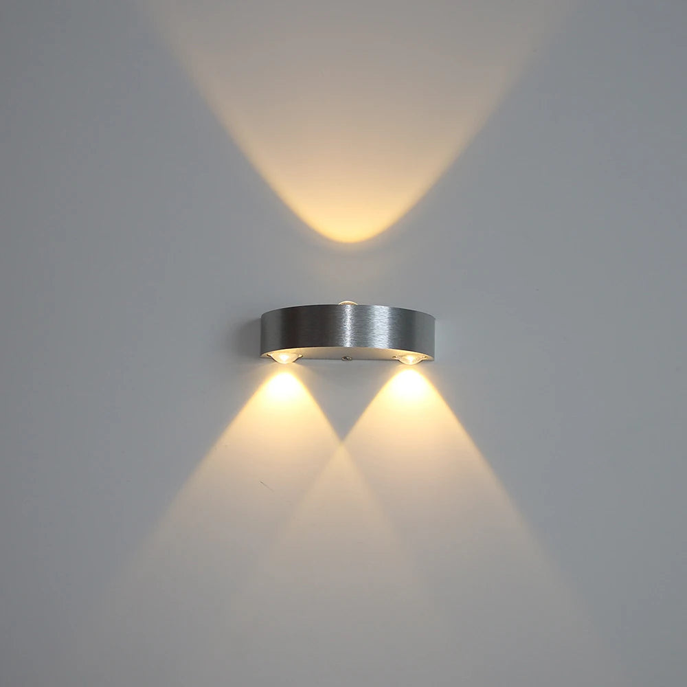 Kamon - Modern Semicircular Metallic Indoor Wall Lamp