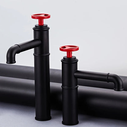 Jena - Industrial Style Single Handle Black Basin Mixer Tap