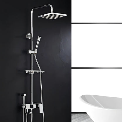 Heath - Rainfall Wall Mounted Height Adjustable Shower Set