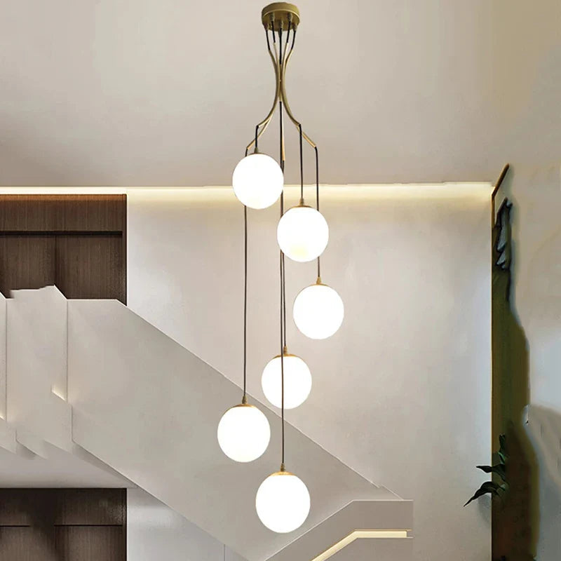 Laika - Modern Hanging Ball Ceiling Chandelier