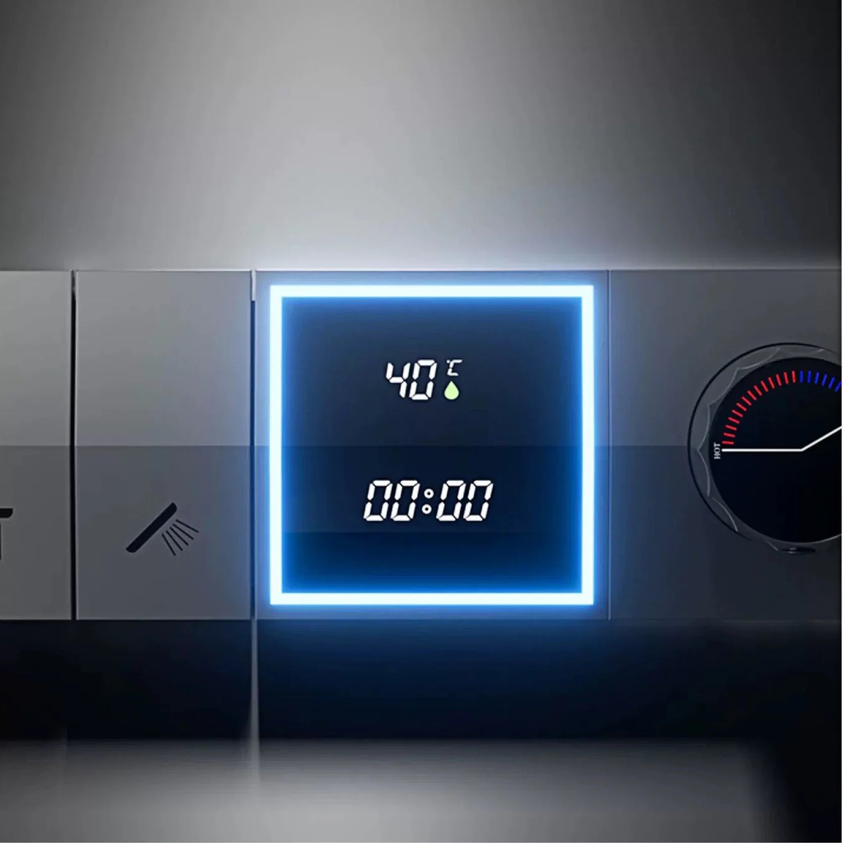 Castro - Brass LED Digital Shower System with Handheld Shower