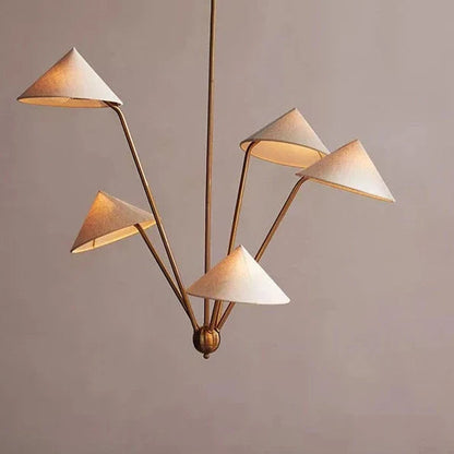 Della - Wabi-Sabi Japanse Cloth Hanging Ceiling Light